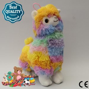 Alpaca Pluche Gekleurd